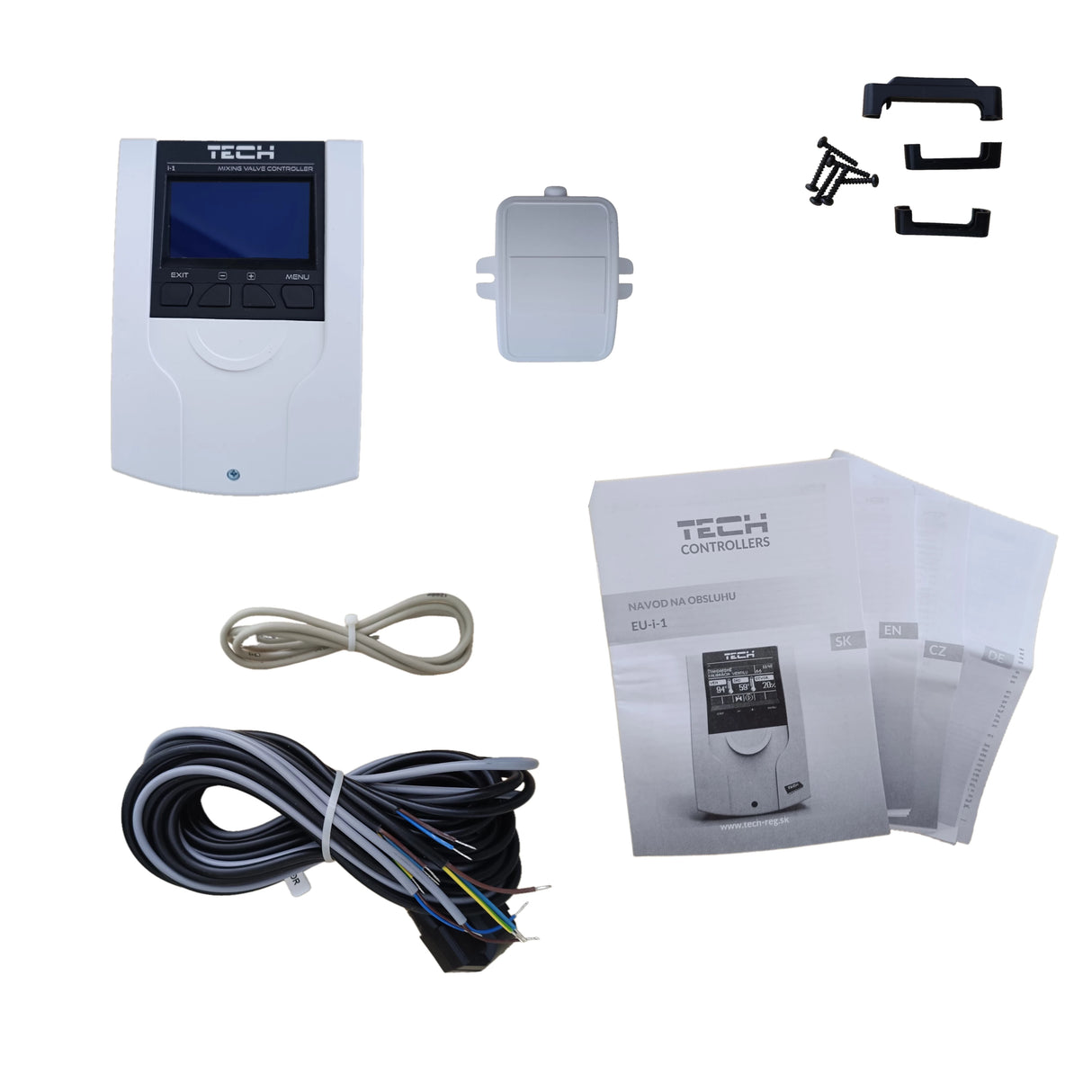 Controlador de válvula misturadora TECH EU-i-1 3/4 vias - curva de aquecimento e proteção de retorno