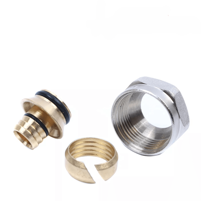 Klemmringverschraubung selbstdichtend 12x1,8: Rohrverbindung mit Klemmring, Nylon- und Metallteilen 🔧🔩