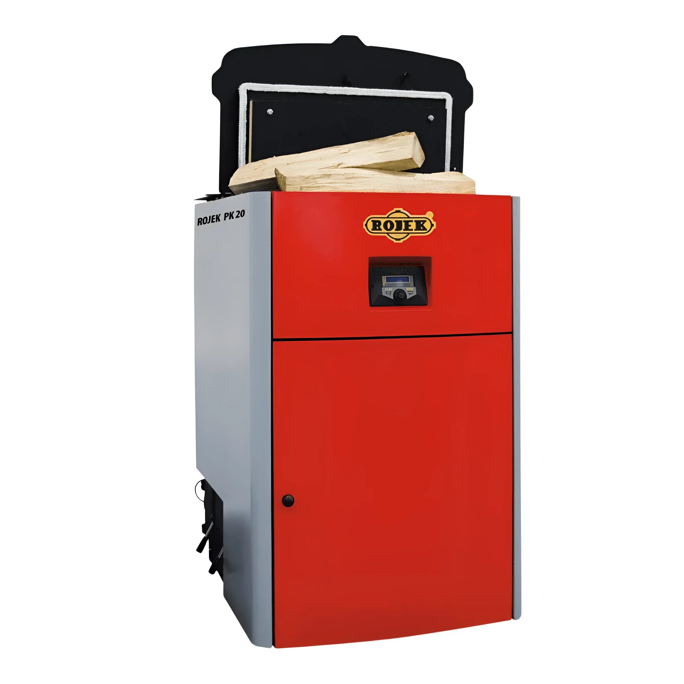 Holzvergaser ROJEK PK BIO Heizkessel mit oberem Öffnungsdesign für automatischen Betrieb und feste Brennstoffe 🔥🪵