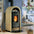 Kamin 8 bis 9 kW mit archer Ofen und Scheitholz, inklusive Warmhaltefläche