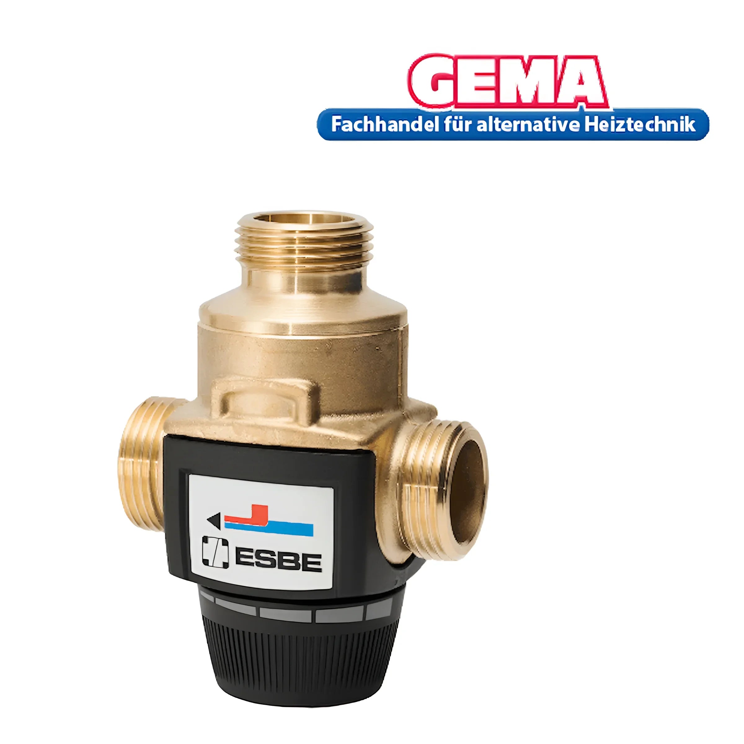 Brass thermostatischer 3-wegemischer ESBE VTC 422 mit rücklaufanhebung dient gewünschte mindesttemperatur