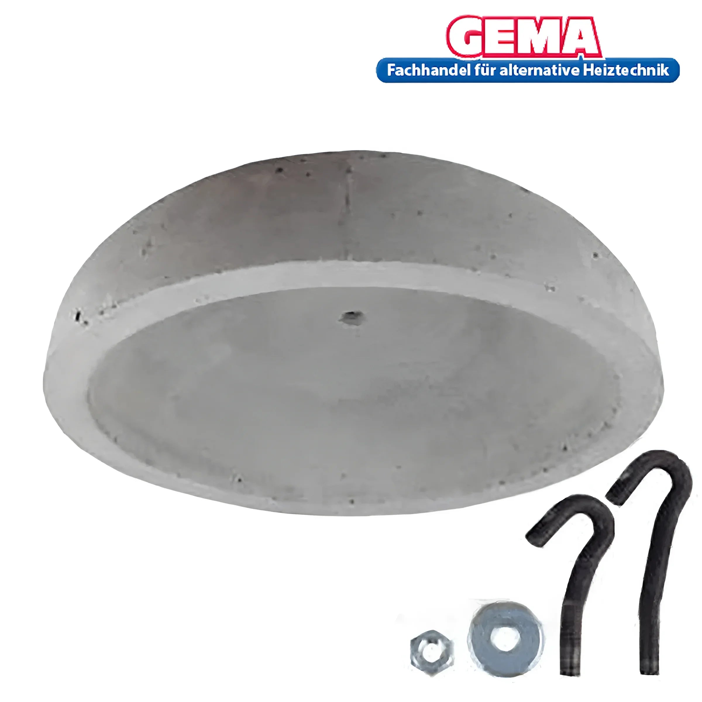 Concrete Dome mit Montagehardware für Keramische Deflektor Elektromet im Eco Save System