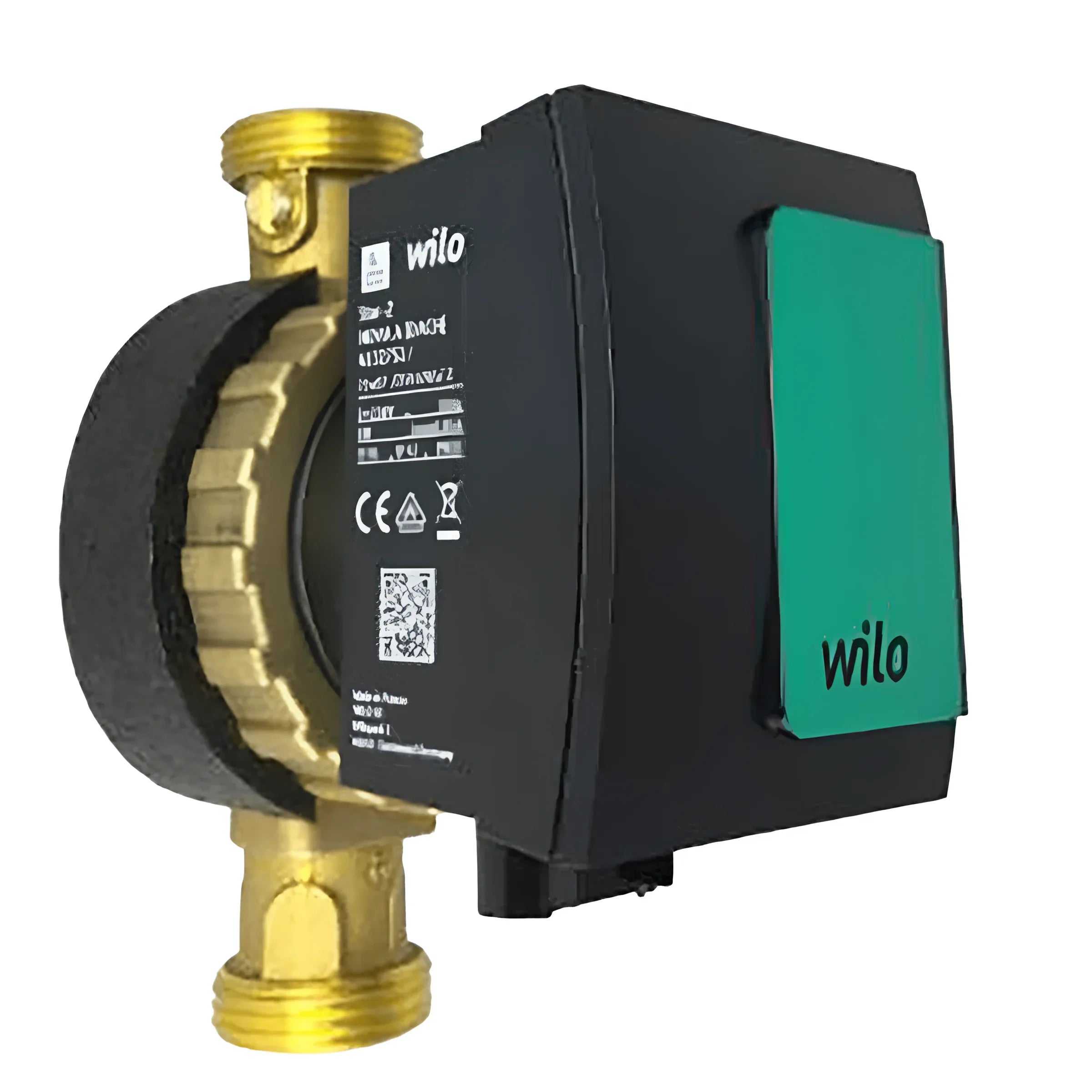 Black und Messing Wasserzirkulationspumpe Wilo Star Z Nova mit blockierstromeffizientem Synchronmotor