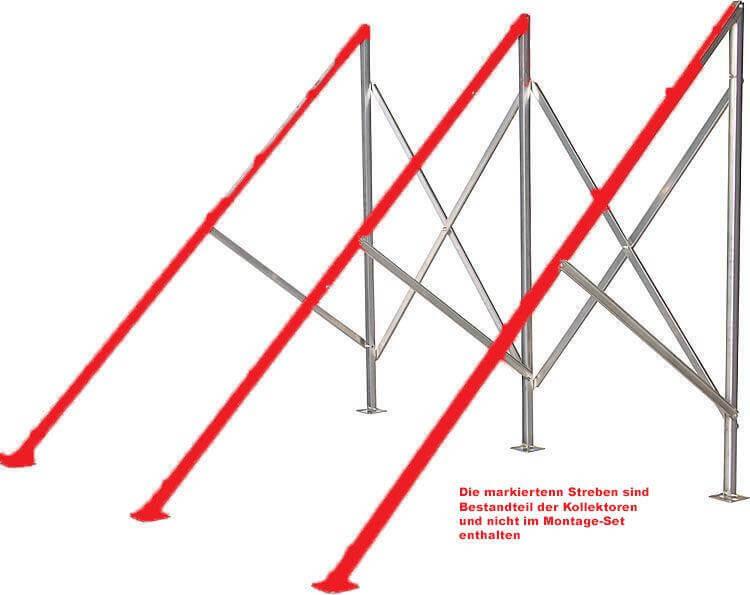 Solarpaket Röhrenkollektor HP22 Flachdach 7,22 m².