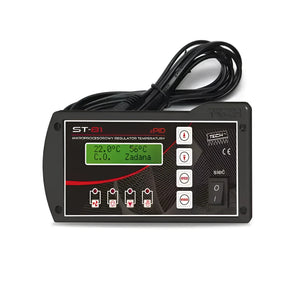 Schwarzer eu-81 temperaturregler mit display und zPID steuerung für vielseitigen Einsatz