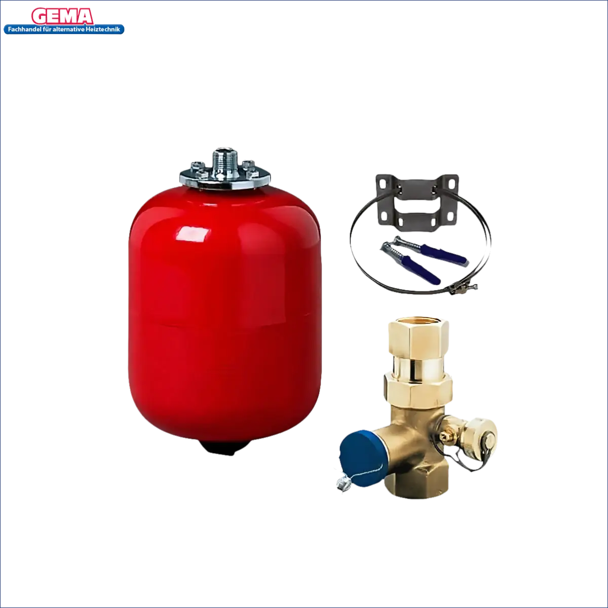 Plumbing expansion tank and valve kit für Thermoflux Pelling 35/150 ohne WT