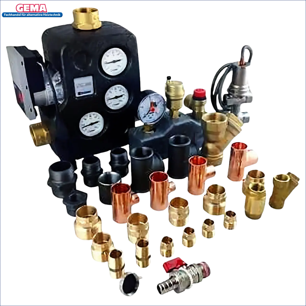 Verschiedene Sanitärarmaturen und Komponenten für Thermoflux Pelling 35/150 mit Pufferspeicher