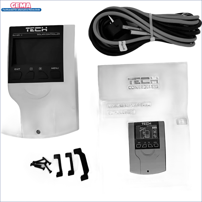 Solarregler-Kit für das Tech EU-401N PWM Solarregelung mit Grafikdisplay