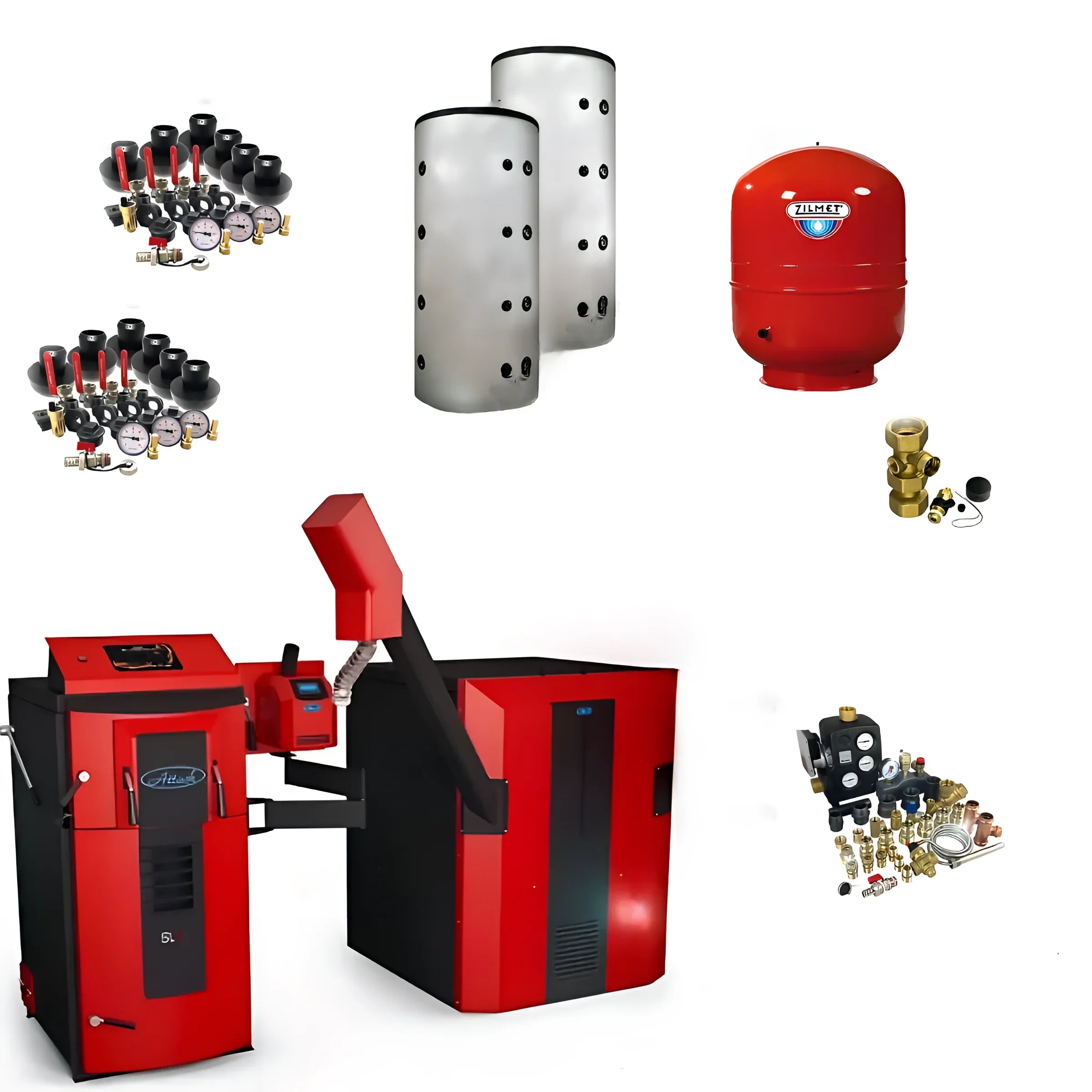 Heating system components of Attack SLX Kombi20 plus Pufferspeicher ohne WT with attack slxcp zertifikat
