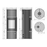 Oranier Arena W+ 2.0 – akumuliacinis šildytuvas