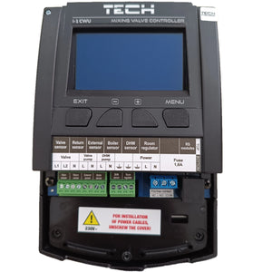 TECH i-1 CWU контролер на отоплителния кръг, компенсиран от времето – смесителен вентил + помпа за гореща вода