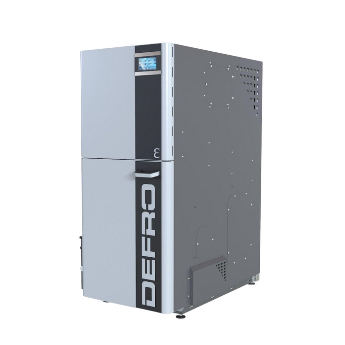 Defro Epsilon F Pelletkessel 25 kW mit autom. WT-Reinigung und Ascheaustragung