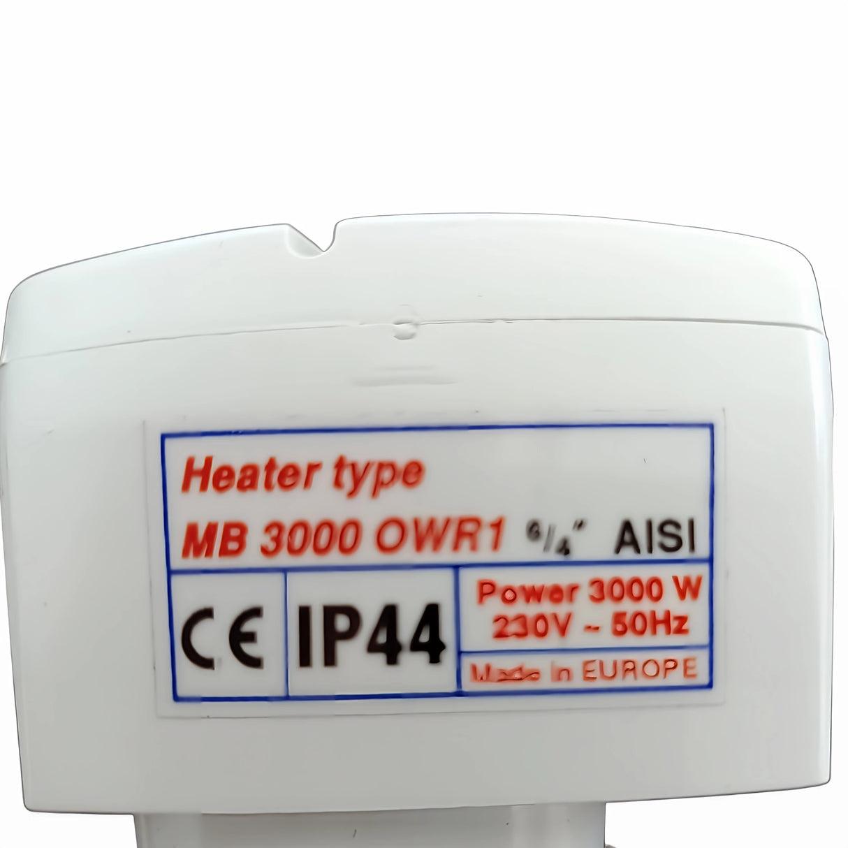 3 kW/230 V – elektrické topné těleso pro akumulaci pitné a užitkové vody