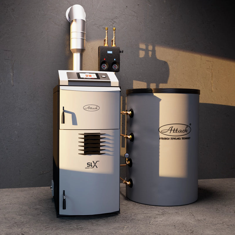 Wood Gasification Boiler Attack SLX 35 Lambda Touch 35 kW