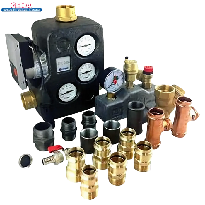 Plumbing and heating components for Anschlusspaket Thermoflux Pelling Heizkessel