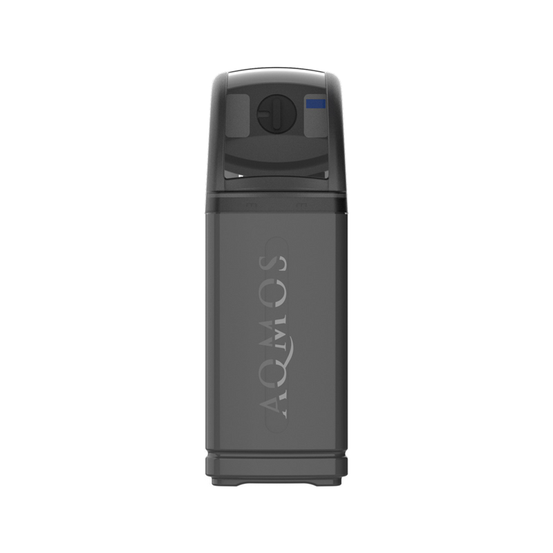 AQMOS R2D2-48 Black Edition Water Softening System Set with Backwash Filter, Connection Set and Mounting Block