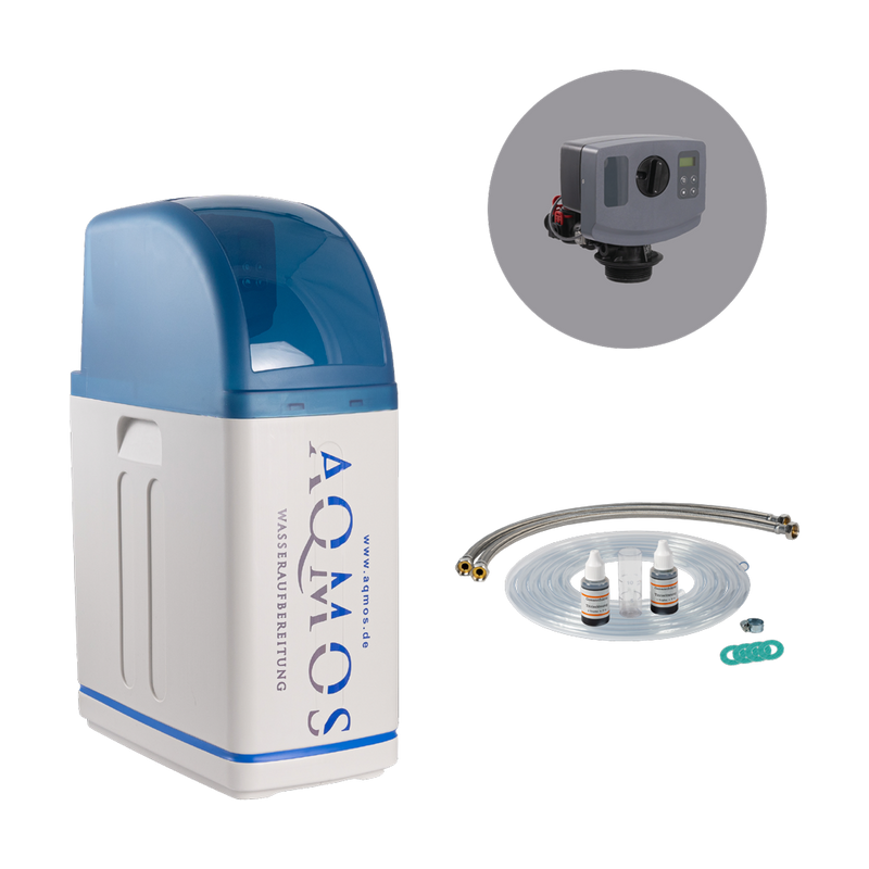 Aqmos Water Softener Aqmos R2D2-32 with Connection Set 1 Inch