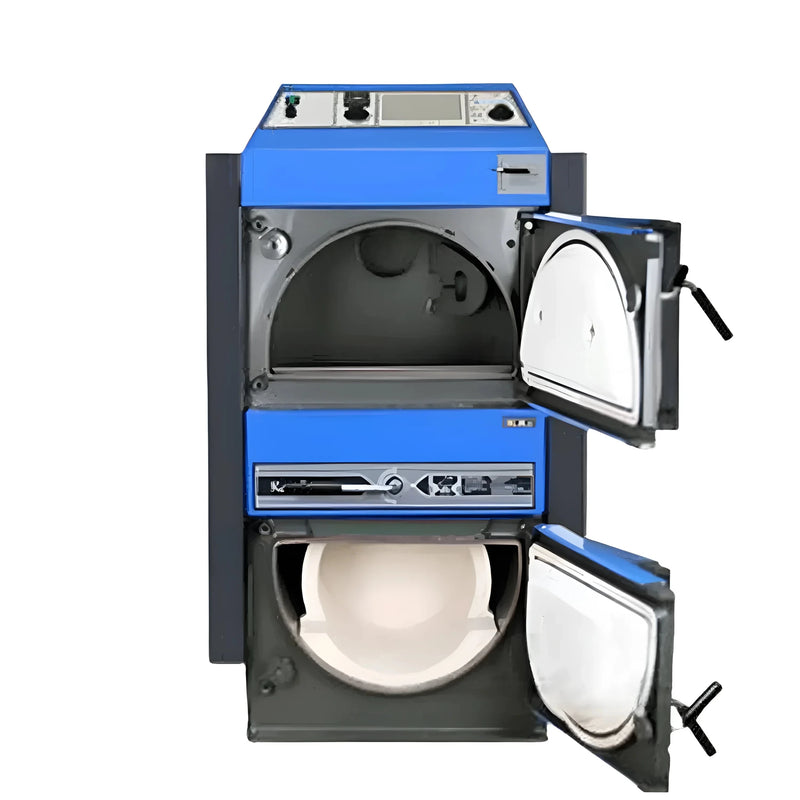 ATMOS KC 16 S ogļu gāzifikācijas katls 18 kW – gāzifikācijas katls brūnogļu briketēm - GEMA veikals