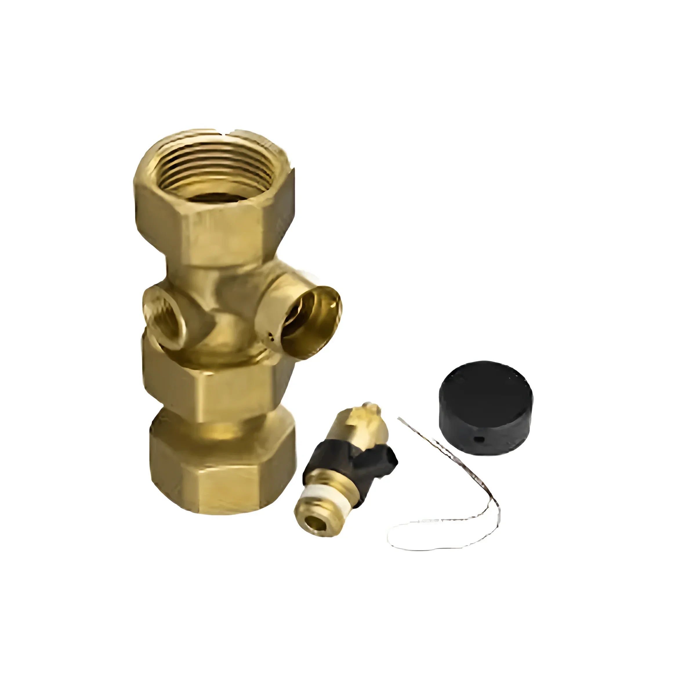 Brass Kappenventil 1 Zoll DN25 für Boiler, Heizungszubehör und Rohrleitungen
