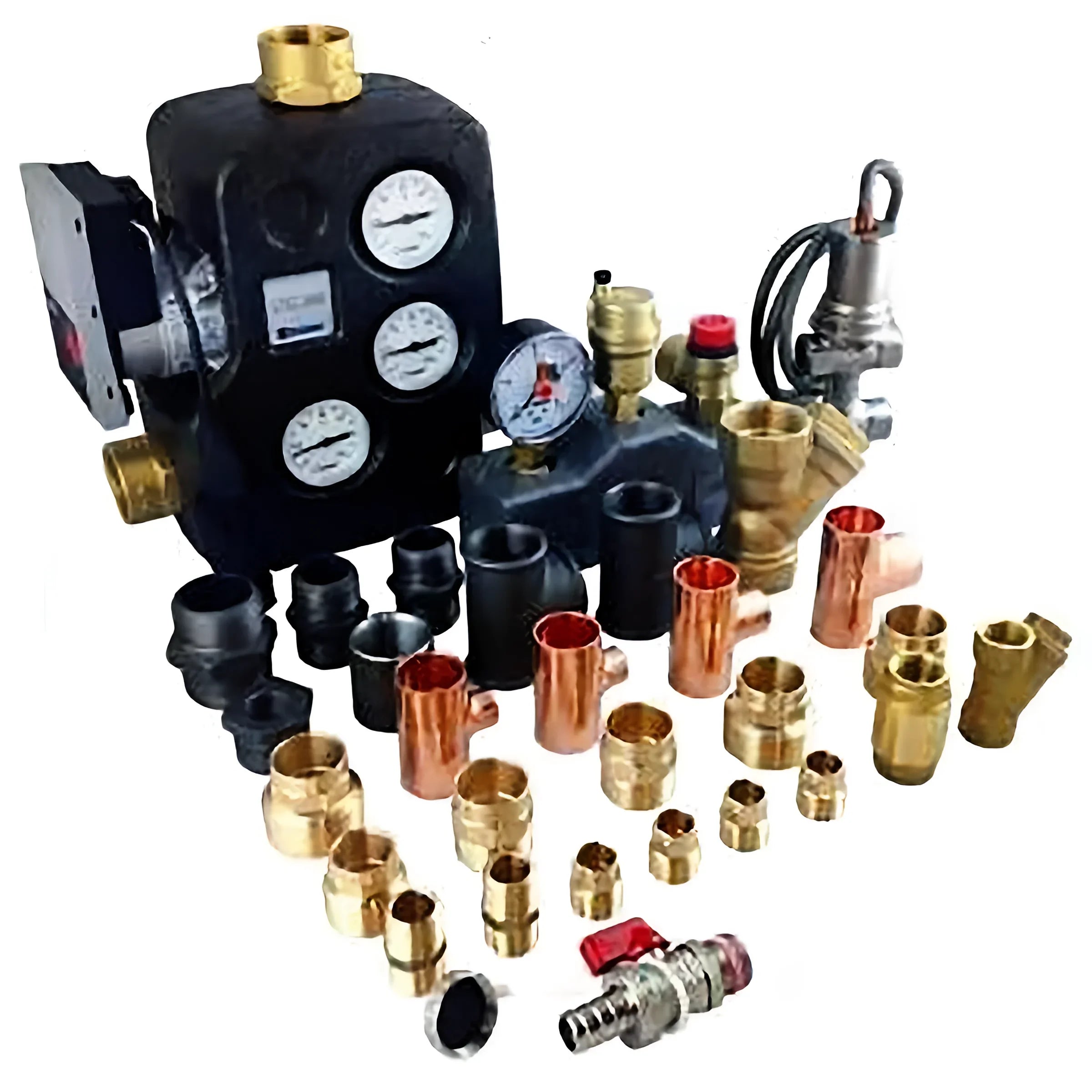 Plumbing parts and fittings for Thermoflux Pelling 25/230 mit Pufferspeicher mit 1 WT