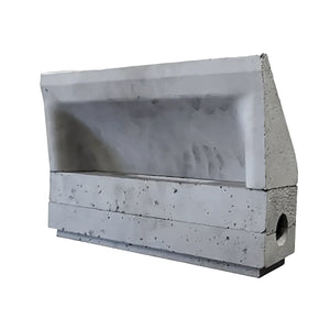 Concrete drainage channel für Defro DS 20 und DS II 25 kW Schamottestein Einsatz