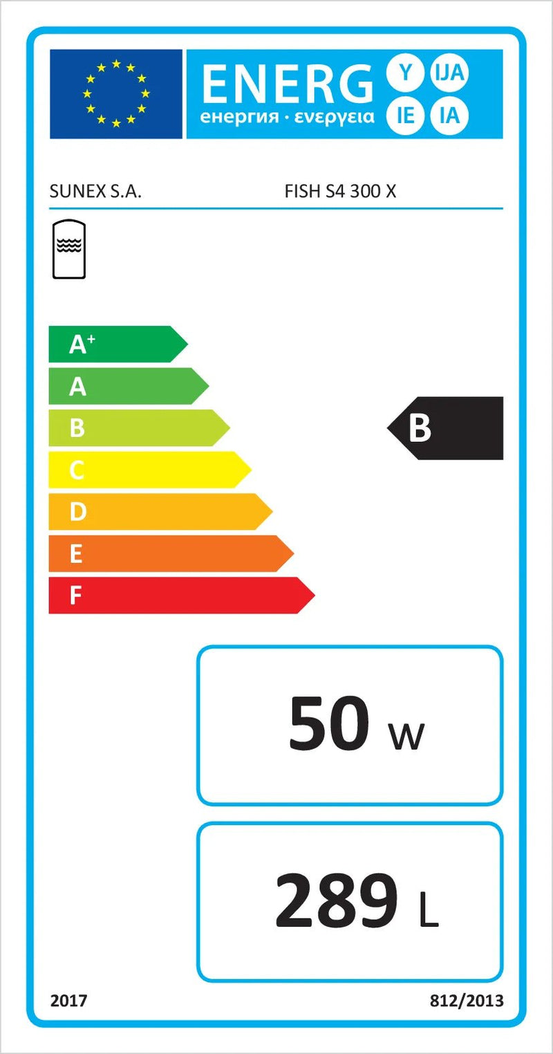Sunex Fish S4 X hot water tank