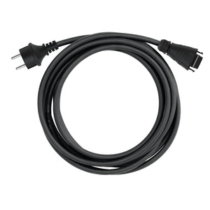 Schwarzes Stromkabel mit europäischem Stecker für balkonkraftwerk set 870wp, Hoymiles HMS-800W-2T Mikrowech