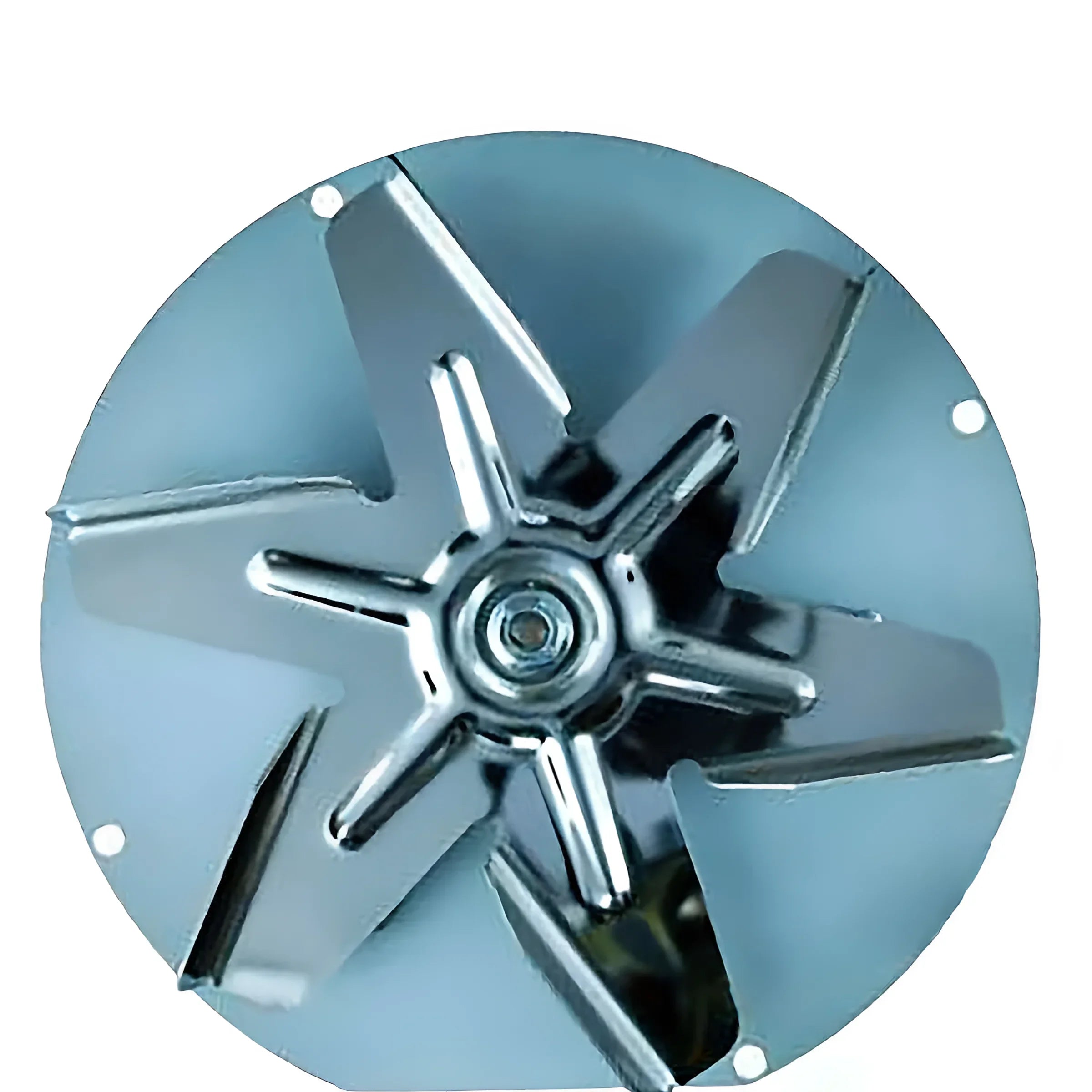 Shiny metal fan blade assembly for Abgasgebläse Thermoflux Pelling Eco with konstant Heizleistung