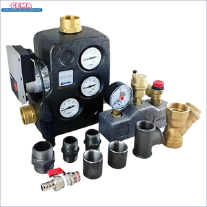 Thermoflux Pelling 35/150 mit Pufferspeicher ohne WT, Plumbing manifold mit Messingfittings
