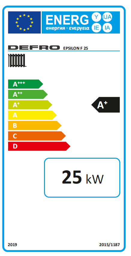 Defro Epsilon F Pelletkessel 25 kW mit autom. WT-Reinigung und Ascheaustragung.