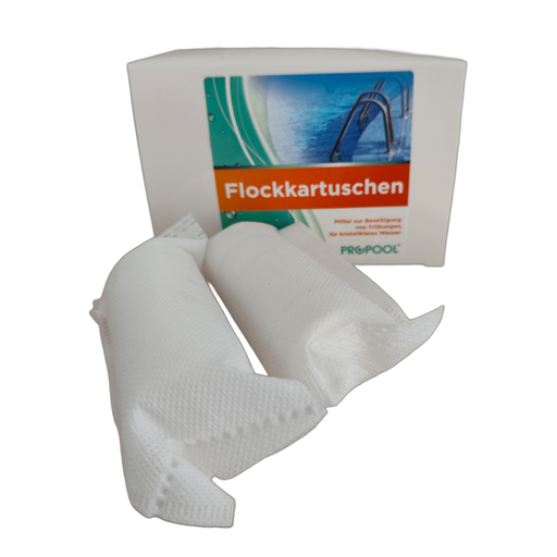 Flockungskartuschen für 👌 effiziente Poolwasseraufbereitung, entfernt Trübungen und sorgt für klares Wasser. 💧