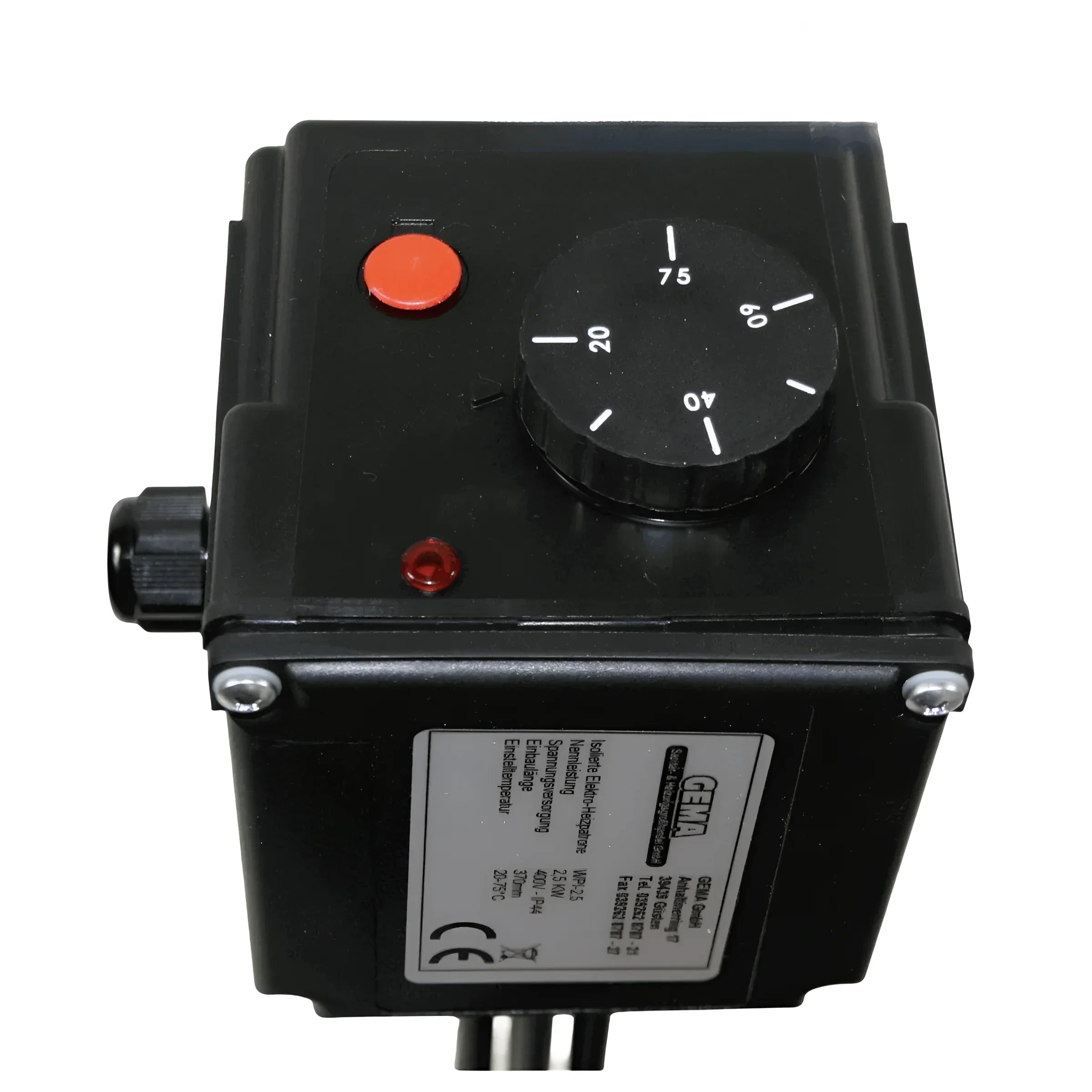 Heizstab Heizpatrone  9 kW AG 1 ½“  mit Isoliertrennung Notheizung.