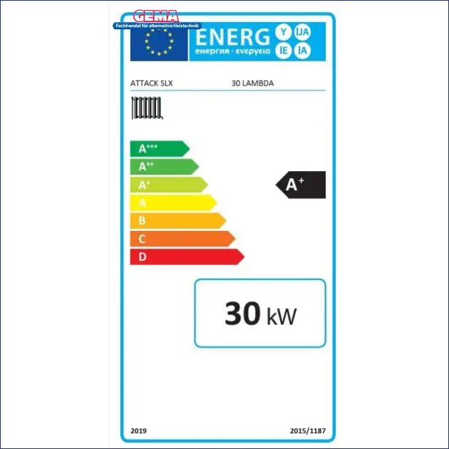Holzvergaser Attack SLX Lambda touch 20|25|30|35 kW - GEMA Shop