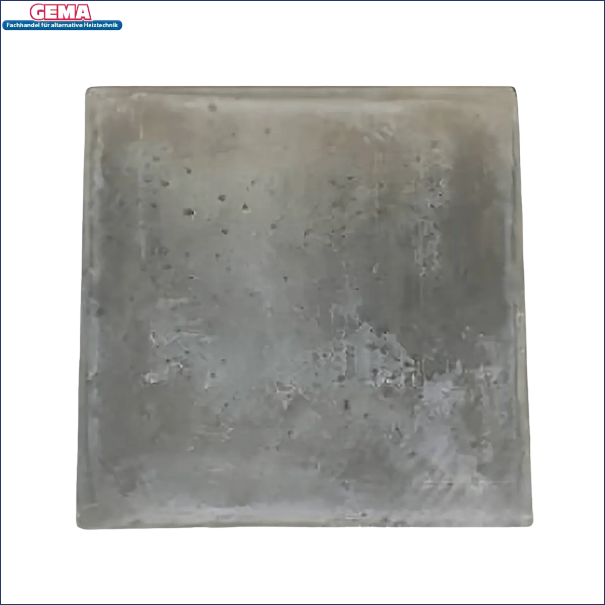 Transparente quadratische Glasblock für Keramikplatte für Defro Optima Komfort Plus 3,9 kW