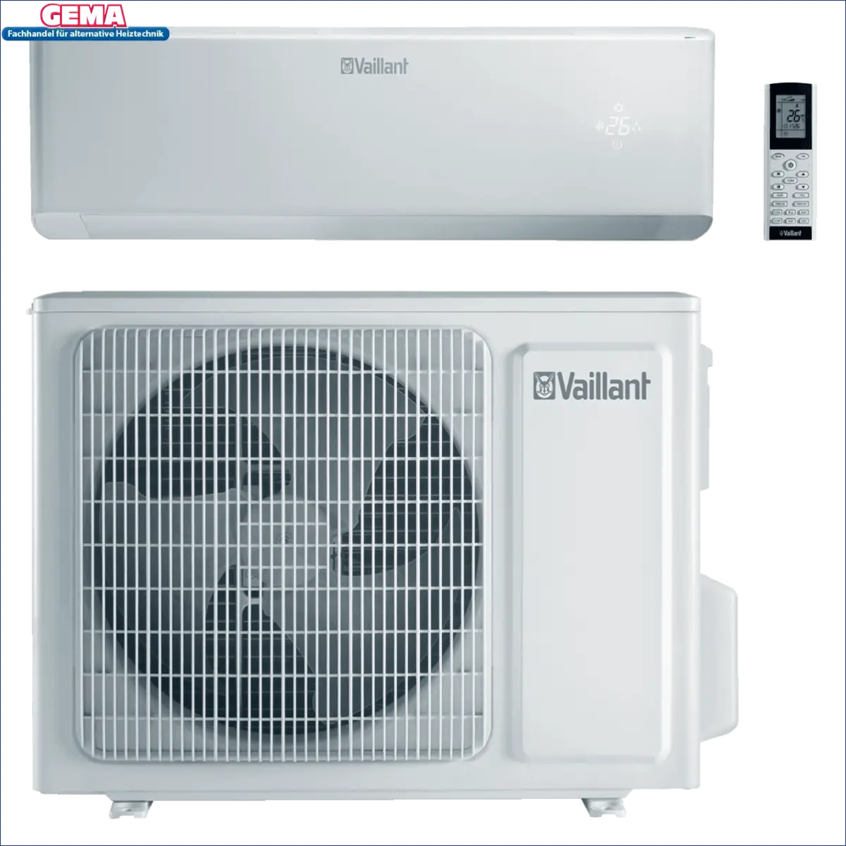 Weißes Klimagerät Vaillant klimavair exklusiv für optimales Wohlfühlklima