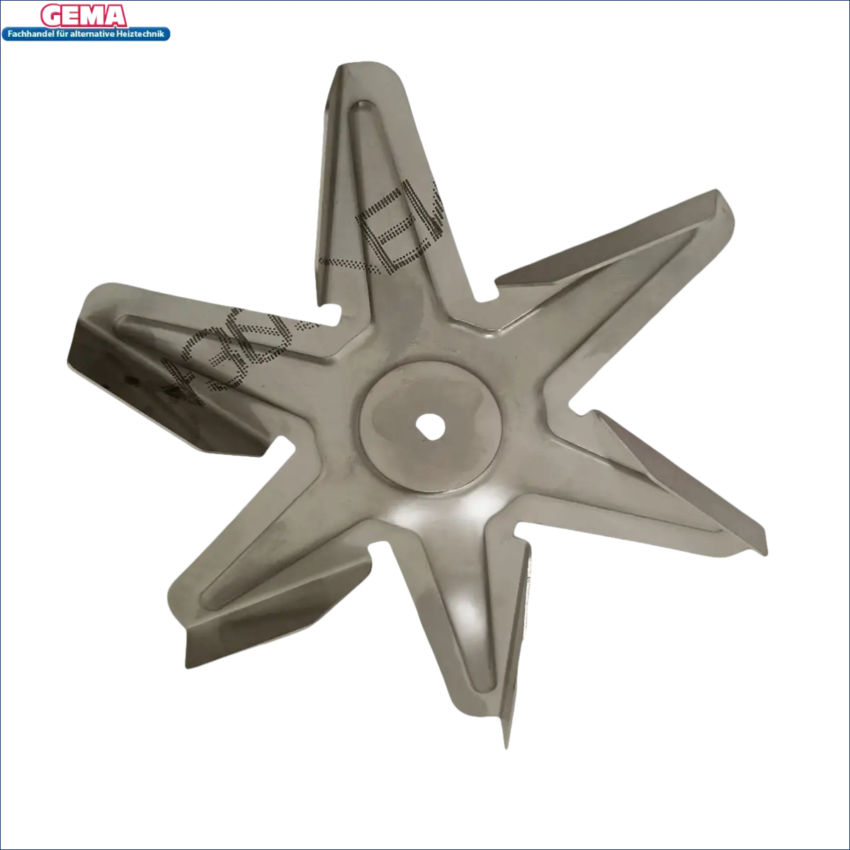 Metallischer sechszackiger Impeller für Holzvergaserkessel Attack DP – perfekte Passform