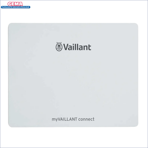 Weißes Vaillant connect Gerät für myVAILLANT connect Produkt zur intelligenten Heizungssteuerung