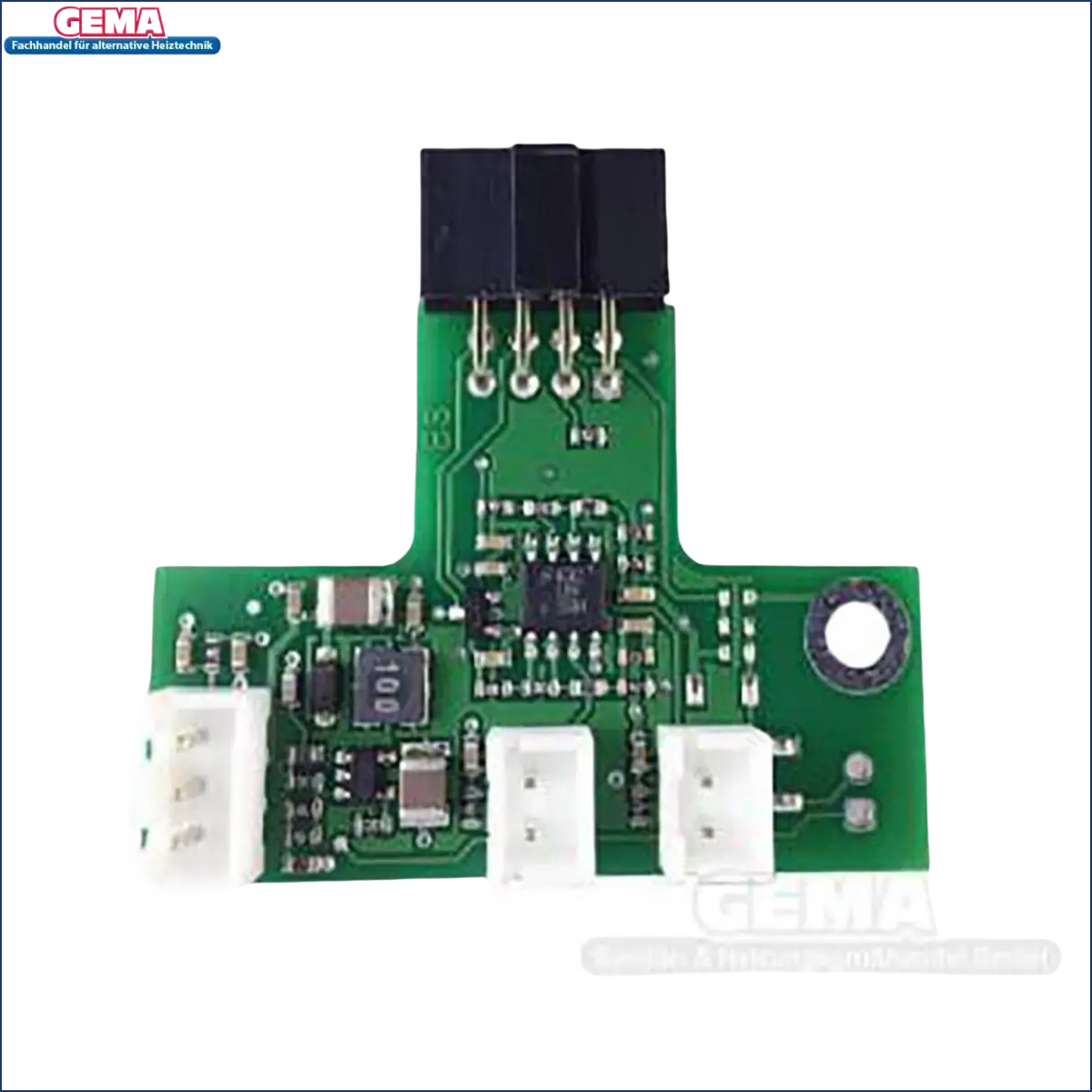 Grüne Leiterplatte mit Anschlüssen für Thermoflux Pelling ECO Serie Adapter