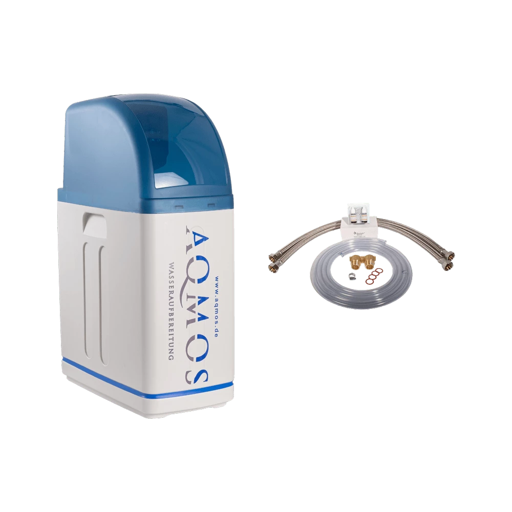 Water Softener Aqmos R2D2-48 with Connection Set 1 Inch