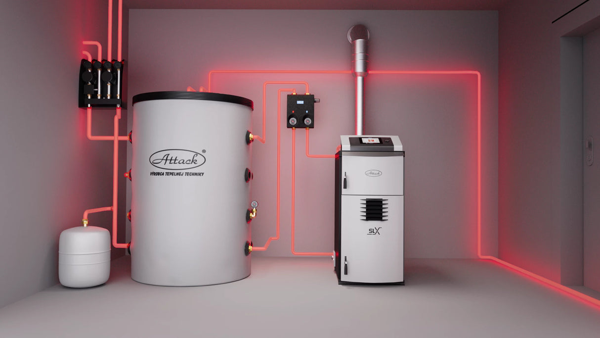 Zgazowacz drewna 50 kW ATTACK SLX 50 Profi