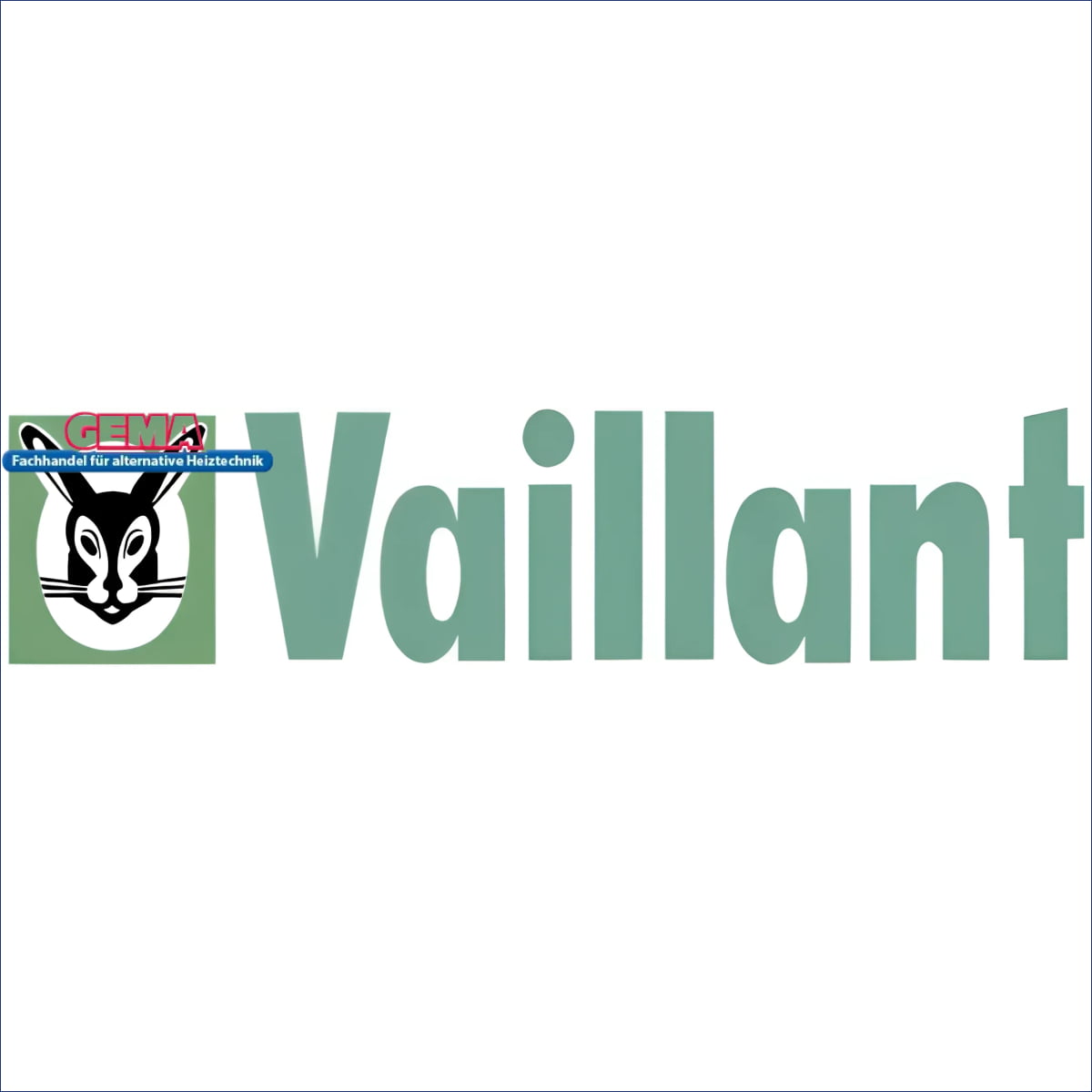 Bild des Vaillant Logos auf einem Boiler mit vaillant ersatzteile und boiler-zubehör