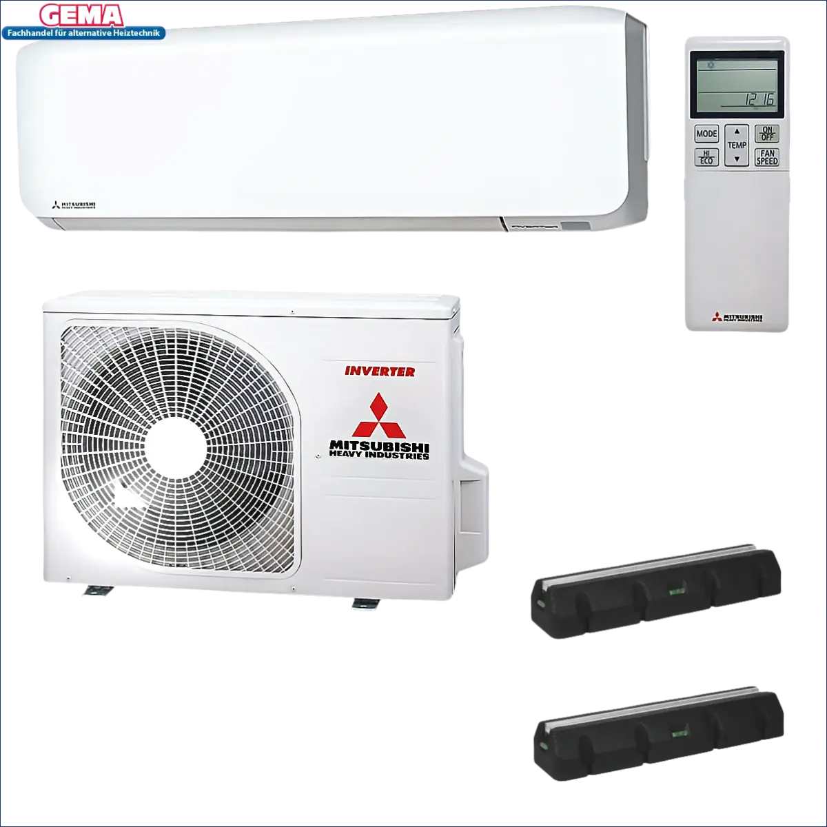 Mitsubishi Monosplit-Klimaanlage mit Fernbedienung, effiziente mitsubishi klimaanlage von Mitsubishi Heavy Industries